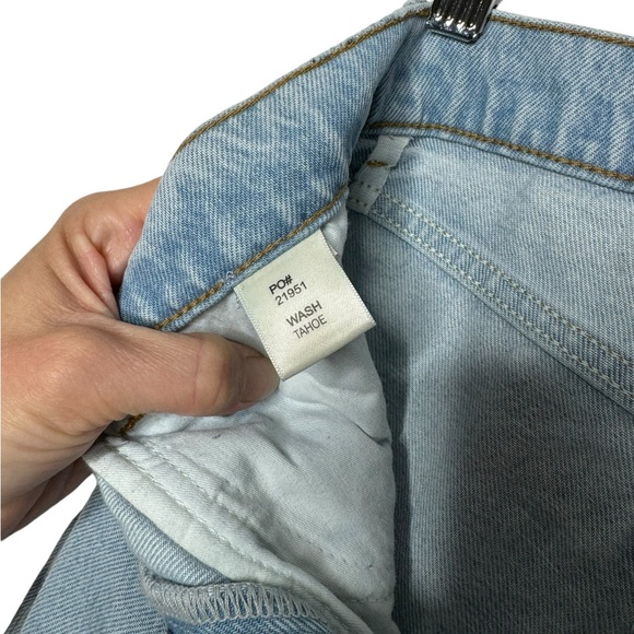 Reformation | Cynthia High Rise Patch Jeans in Tahoe 25 - Picture 9 of 11